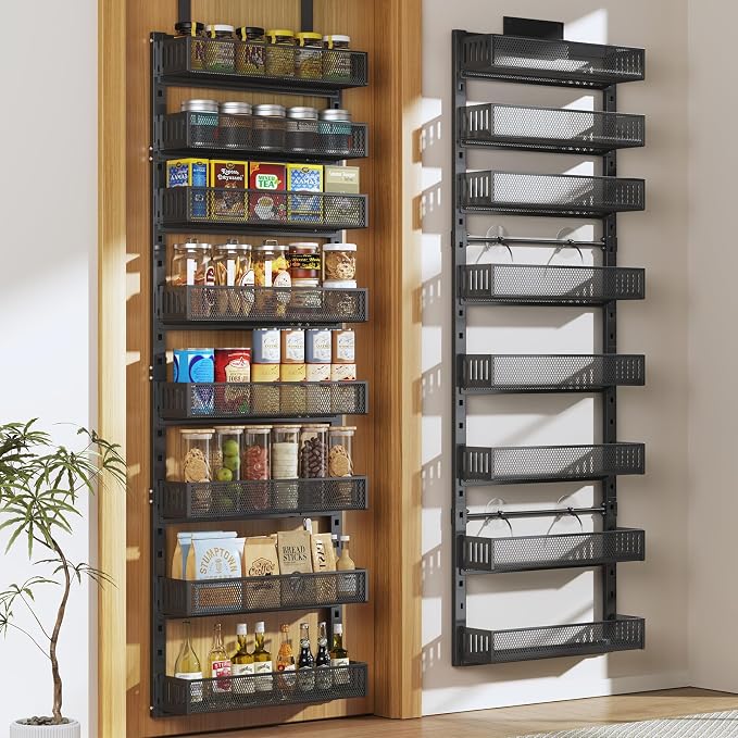 8-Tier Pantry Door Organizer